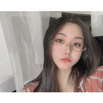 안경테 프레임 패션 만나고 타원형 안경 세련된 하라주쿠 장식 금속 하프 렌즈가없는 작은 좁은 합금 안경