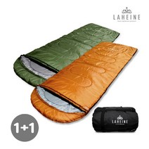 USB 온열매트 차박 혹한기 빨아쓰는 발열침낭, 1+1, 포레스트