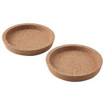 이케아 IKEA 365+ 코르크 컵받침 커피잔 10cm 2개입 인테리어/미끄럼방지컵받침/디코스터/코르크받침/주방용품, 9cm