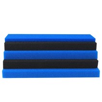 mongda 고경도스펀지 주문제작 뉴폼 고경도, 블랙 코튼 50x50x4cm 모공