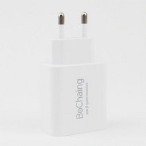 보챙 30W PD PPS C타입 2포트 고속 충전기, 화이트, 1개