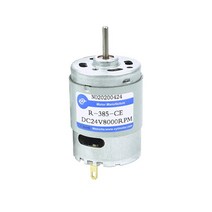 R-385 마이크로 DC 고속 모터 소형 12v24v 정방향 및 역방향 가변 대형 토크 전동기, [01] 12V4000RPM, 1개