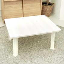 예쁜상 프레임 접이식 테이블 3호 480 x 600 mm, 오크(아이보리) 3호