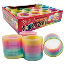 드림챔프 펄 무지개링 칼라링 칼라스프링 1박스 12ea