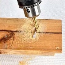 유통박사 이박사 나무홈파기 HSS 특수가공 코발트 목공트리머 3in1 루터비트 구멍뚫기 DIY 6PCS