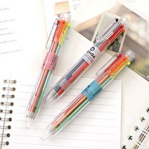 AGENDA 6컬러 볼펜, 1개, 색상