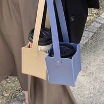 드링크백 테이크아웃 컵홀더 컵슬리브 텀블러백 에코컵홀더, 크림