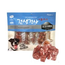 견생견사 플러스 소고기큐브 300g x 5개, 1, 본상품선택