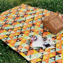 힐링포인트 두꺼운 텐트용 야외접이식 감성 피크닉 캠핑매트, 티다이캠퍼