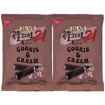 곡물그대로21 크리스피롤 쿠키앤크림 150g, 2개