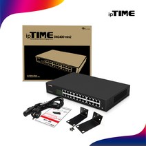 아이피타임 SW2400-mini2 24포트 스위칭 허브 네트워크 이더넷