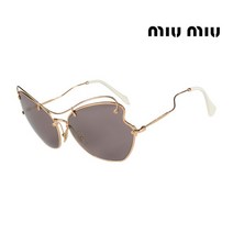 미우미우 명품 선글라스 MU56RS 7OE-6X1 캣츠아이 메탈 여자