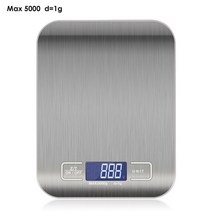 인바디체중계 전자 주방 스케일 LCD 측정 도구 스테인레스 스틸 디지털 저울 음식 다이어트, 1.5kgx1g
