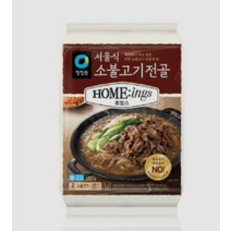 청정원 호밍스 서울식 소불고기전골 650g x 2 / 무