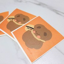 플렉스 곰도리 칼선 스티커 도무송