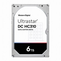 WD Ultrastar DC HC310 하드디스크 6TB 7 200RPM 128MB, HDD_5년