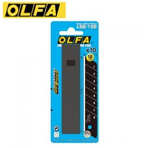 OLFA OLFA(일제) 커터칼날 18mm칼날 올파LBB-10B(10EA)