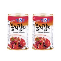 펭귄 꽁치김치 380g (24캔), 단품