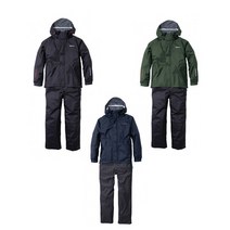 시마노비옷2021년형 DS베이직 슈트 레인슈트 낚시복 RA-027Q, 블랙2XL
