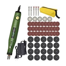 110V 220V 전기 드릴 조각 펜 홈 DIY 미니 드릴 기계 전동 공구 Dremel 액세서리와 전기 로타리 도구 세트 325808, Green-60PCS, EU