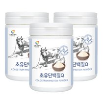초유단백질큐 240gx3통 우유단백 유청단백 완두단백 고단백 분말 가루 파우더 프로틴 동물성 식물성 단백질 영양가득 든든 아침식사대용 직장인 수험생 건강분말