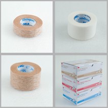 3M 종이반창고 마이크로포 의료용 테이프 종이 반창고 흰색/백색/갈색/살색 수면밴드, 1.25CM백색