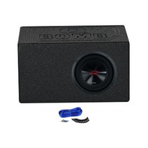 알파인 R2-W8D4 8인치 350W RMS 카 오디오 서브우퍼+포트형 서브 박스 인클로저 R2W8D4