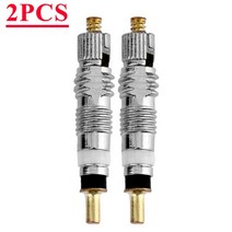 실버 자전거 밸브 코어 스템 프레스타 스타일 타이어 튜브리스 로드 바이크용 MTB 바이크 자전거용 2-200 개, [01] 2PCS