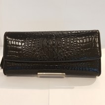엘레강스 고급스러운 악어무늬 소가죽 장지갑
