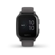 Garmin 베뉴 Sq GPS 스마트 워치, Venu Sq, Black and Rose Gold