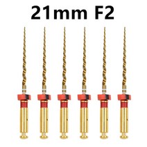 치과 용 금 유연한 엔도 로타리 파일 열 활성화 근관 작동 치열 교정 용 파일 25mm NITI Dentist Tool, [06] 21mm F2, 06 21mm F2