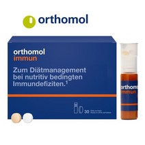 올스타일 ORTHOMOL 오쏘몰 이뮨 드링크+ 캡슐 30일 멀티 종합 비타민 오르토몰 독일 직송, 1박스, 30정