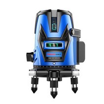 광파기 레이저 레벨기 수평기 건설 현장 포인터 측정, 낙상방지박스 + 이중배터리 + 삼각대, 3라인(낙상방지박스 + 배터리 + 삼각대)