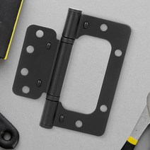 ANGE-4350 블랙 3P 도어경첩 장석 방문 나비 이지자동, 단품, 상세페이지 참조