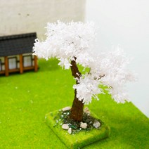 미니미소 봄바람 벚꽃나무 (10~15cm) 미니어쳐 모형
