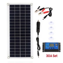 태양열설치 태양광패널 1000w 키트 12v usb 충전 보드 컨트롤러 휴대용 방수 전화 rv 자동차 mp3 패드, 30시