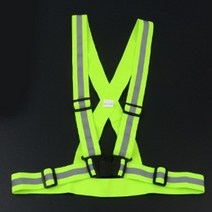 야간현장 작업요원 X자 형광 야광스트랩 안전조끼 사고관리 훈련 스태프 안내요원 행사