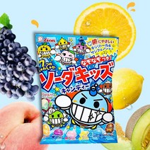 소다키즈캔디 톡톡튀는 탄산캔디 1봉지(7가지맛)수입사탕 캔디 소다맛 일본캔디, 단품, 단품