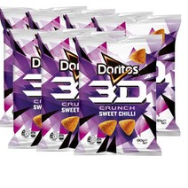 호주 도리토스 Doritos Crunch 3D 크런치 스위트 칠리 스낵 130g, 7팩