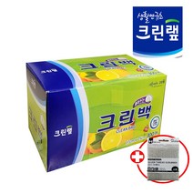 크린랩 뽑아쓰는 크린백 위생백 17cmX25cm 소형(미니) 300매 1입 (증정) 은사수세미 1입, 1세트