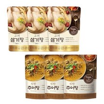 아워홈 고려삼계탕 800g 3팩 + 아워홈 추어탕 400g 3팩, 없음