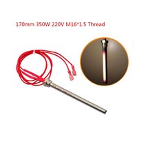 화목난로 부품 350w 220v 점화 점화기 핫로드 우드 펠릿 스토브 m161.5 그릴, 검은색