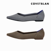 코벳블랑 COVETBLAN 여성 지그재그 플랫슈즈(V196MSE102W)