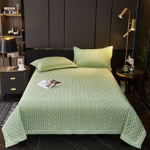 텐셀 베드커버 3종 세트 코튼 시트 미끄럼 방지 다기능 워싱 가능 베드커버 베갯잇이 한 쌍을 덮다.