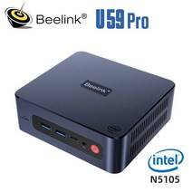 미니PC 데스크탑 고사양 Beelink u59 pro windows 11 인텔 셀러론 n5105 ddr4 8gb 256gb 1000m wifi5 bt4.0 게임 컴퓨터 vs s, 8기가바이트 128기가바이트, 미니s n5095, 유럽 연합