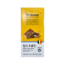 노브랜드 밀크초콜릿 90g, 8개 1세트, 100g