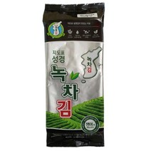 지도표성경 녹차 조각김, 50g, 10개
