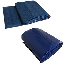 방수포 그라운드시트 덮개 캠핑 천막 호루 천막지 호로 갑바, 10M x 15M 고급지 청색