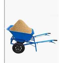 튼튼 손수레 고중량 제동 리어카 농업용 농사용 핸드카 구르마 농사용, 일륜 수레 한손 브레이크, 1개