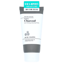 브링그린 뱀부 차콜 모공 정화 클렌징 폼 300ml 모공 속 노폐물부터 피지까지 촘촘하게 흡착, 1개
